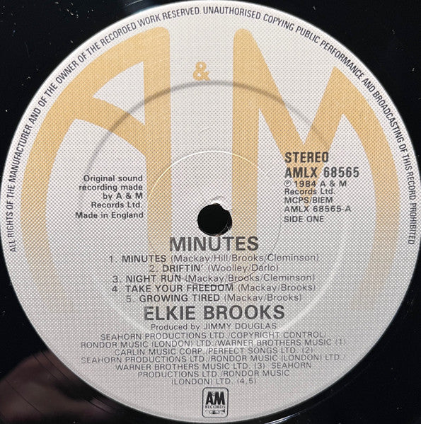 Elkie Brooks - Minutes (Vinyl LP) VG/NM