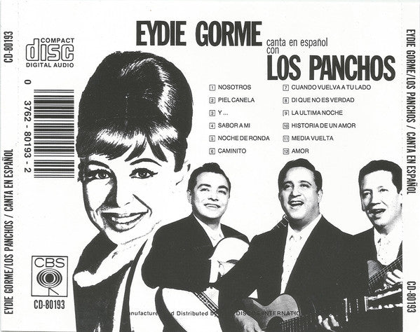 Eydie Gorme / Los Panchos - Canta En Espanol (Canadian CD) VG+