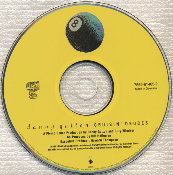 Danny Gatton - Cruisin' Deuces (1993 CD) NM
