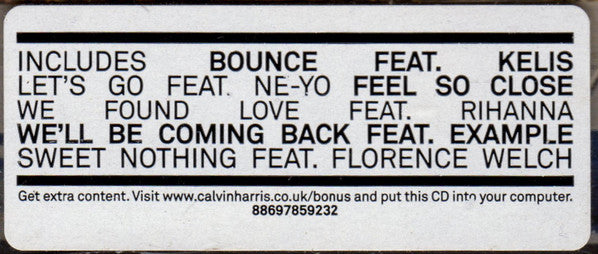 Calvin Harris - 18 Months (2012 CD) NM