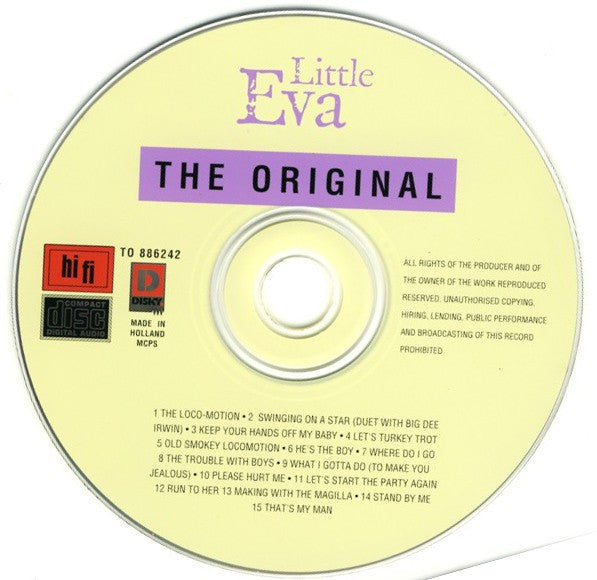 Little Eva - The Original (1998 Dutch CD) VG+