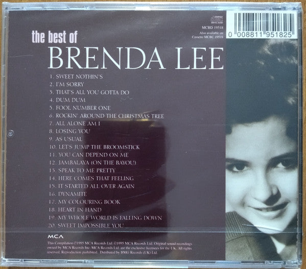 Brenda Lee - The Best of (1995 CD) Mint