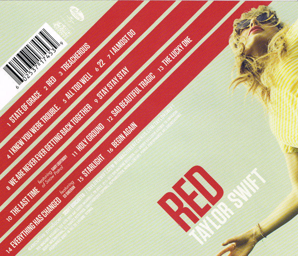 Taylor Swift - Red (2012 UK CD) NM