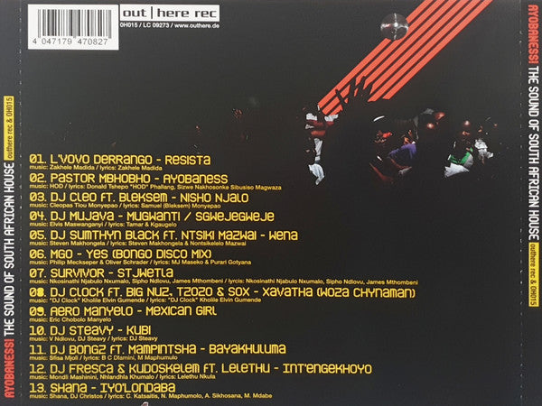 Ayobaness! Sound of South African House - Various (2010 CD) NM