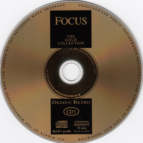 Focus - The Gold Collection (2004 German Gold DCD Set) NM