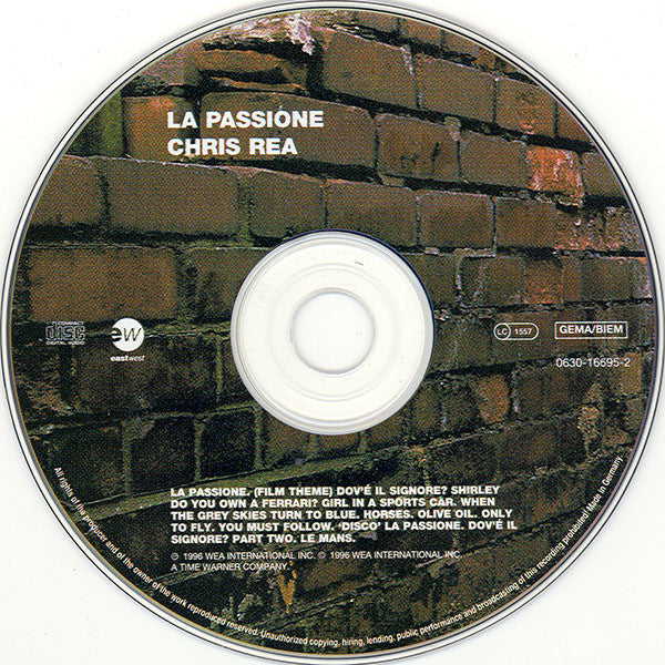 Chris Rea - La Passione (1996 CD) VG+