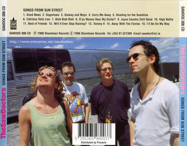 Saw Doctors - Songs From Sun Street (1998 CD) NM