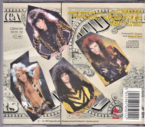Stryper - In God We Trust (1988) VG+