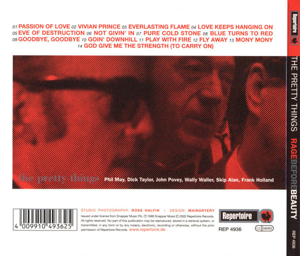 Pretty Things - Rage Before Beauty (2002 Germany CD) NM