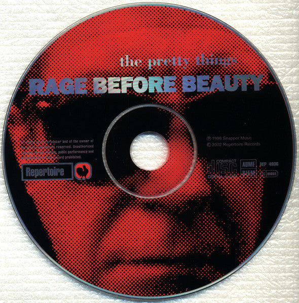 Pretty Things - Rage Before Beauty (2002 Germany CD) NM