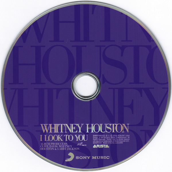 Whitney Houston - I Look to You (2009 CD) VG+