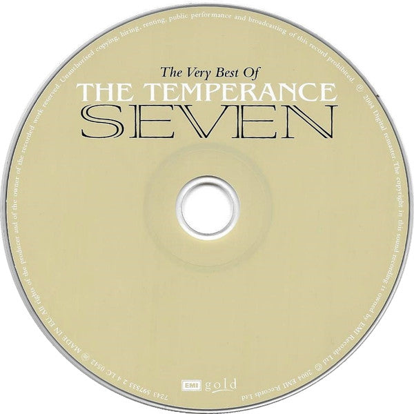 Temperance Seven - The Very Best of (2004 CD) VG+