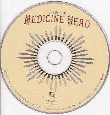 Medicine Head - The Best of (2001 Music Club CD) VG+