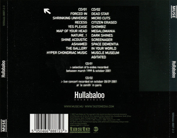 Muse - Hullabaloo (2003 DCD) Mint