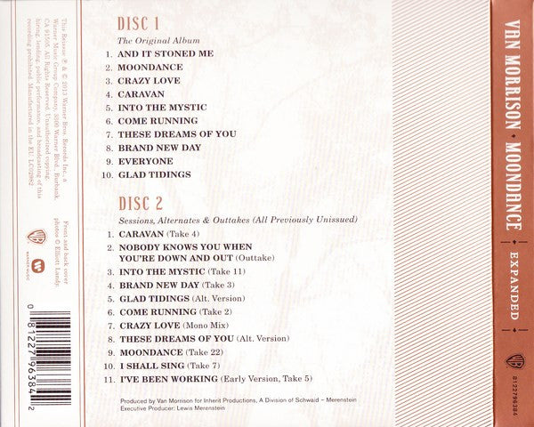 Van Morrison - Moondance (Expanded Double CD) Mint