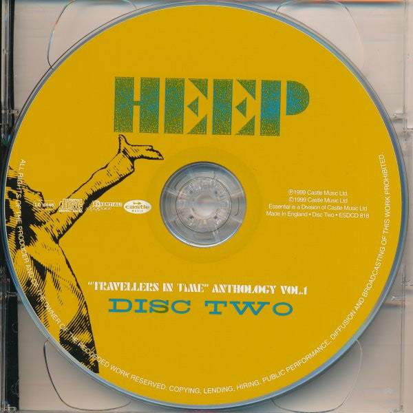 Uriah Heep - Travellers in Time ~ Anthology No.1 (1999 DCD) Mint