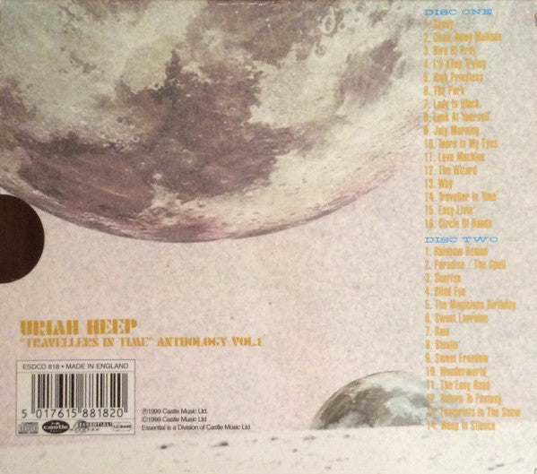 Uriah Heep - Travellers in Time ~ Anthology No.1 (1999 DCD) Mint