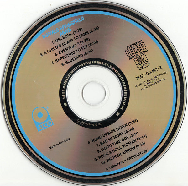 Buffalo Springfield - Again (Original 1967 Album on CD) NM