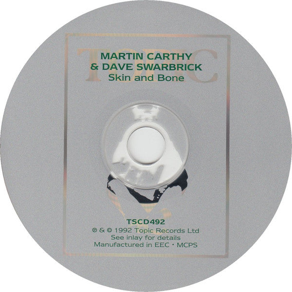 Martin Carthy + Dave Swarbrick - Skin + Bone (1992 CD) Mint