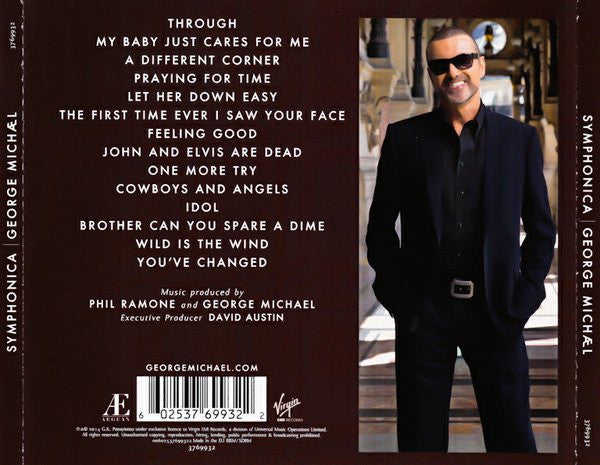 George Michael - Symphonica (2014 CD) Sealed