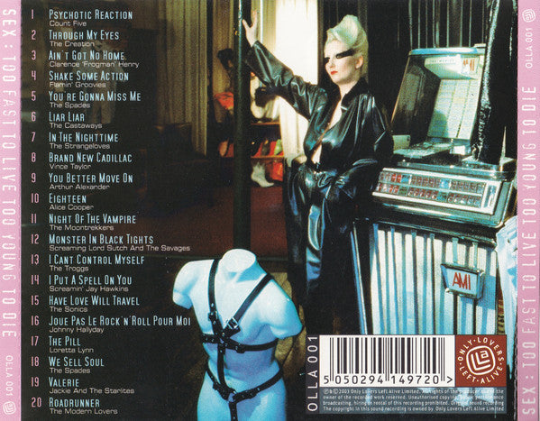 Various - Sex: Too Fast to Live Too Young to Die (2003 CD) VG+