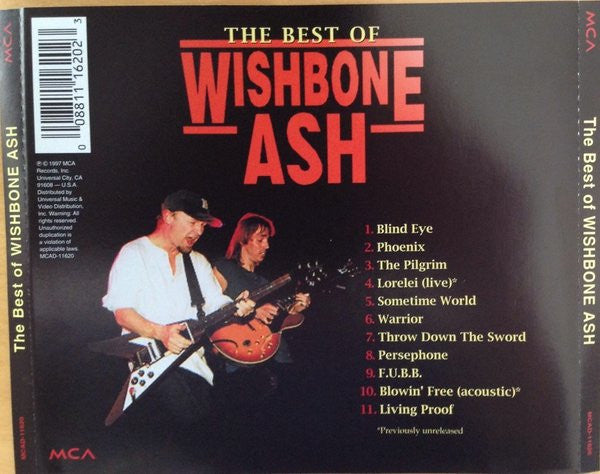 Wishbone Ash - The Best of (1997 US CD) Mint