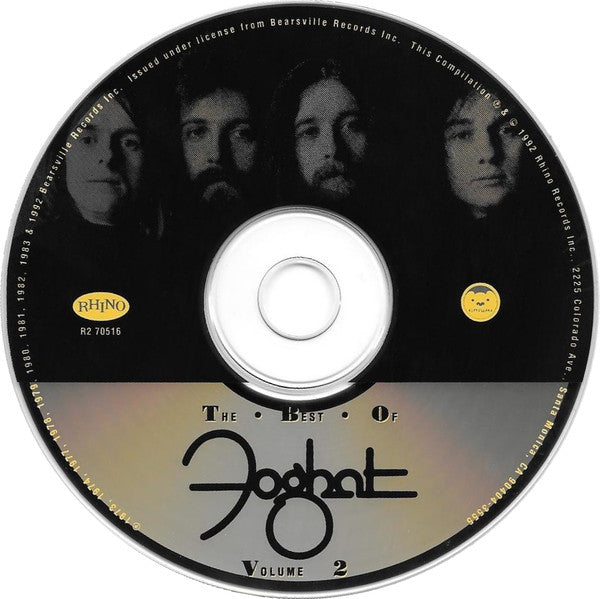 Foghat - The Best of Volume 2 (1992 US CD) NM