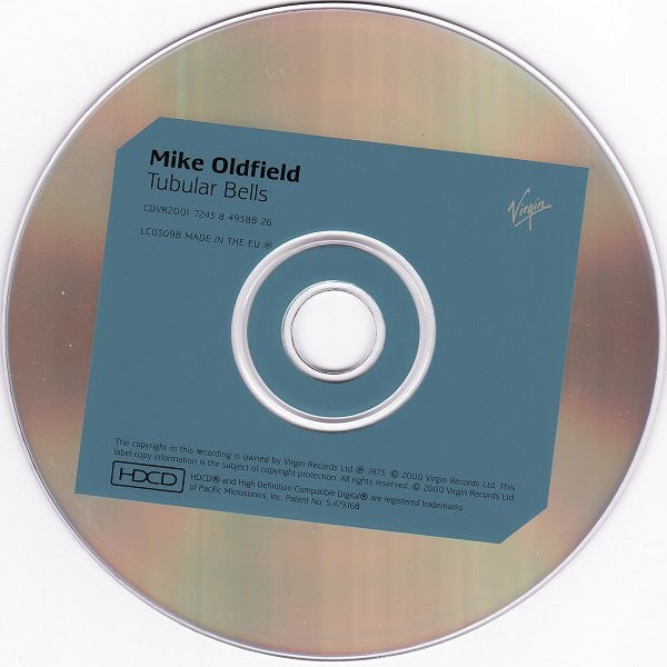 Mike Oldfield - Tubular Bells (2000 Remastered HDCD) NM