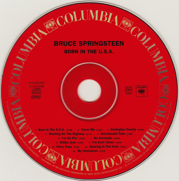 Bruce Springsteen - Born in the U.S.A (2015 CD) VG+
