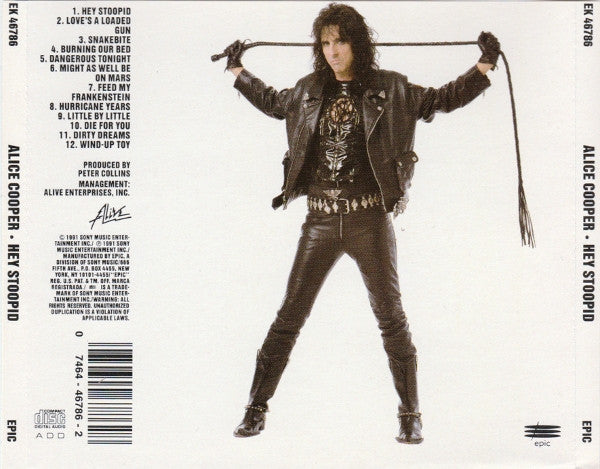 Alice Cooper - Hey Stoopid (1991 US CD) VG+