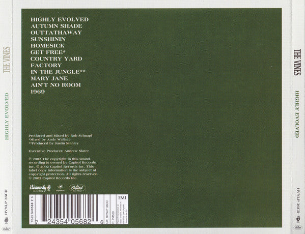 Vines - Highly Involved (2002 CD) Mint