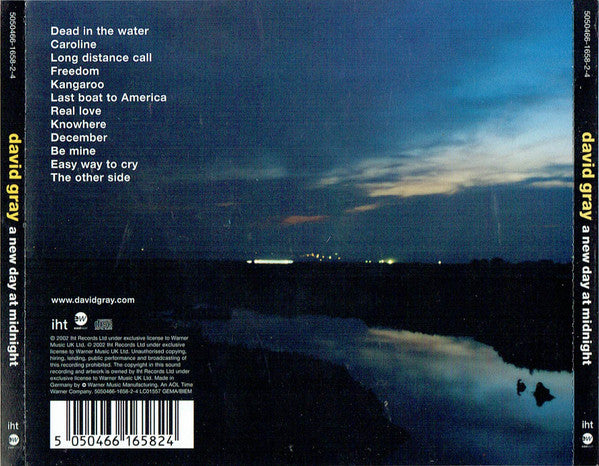 David Gray - A New Day at Midnight (2002 CD) NM