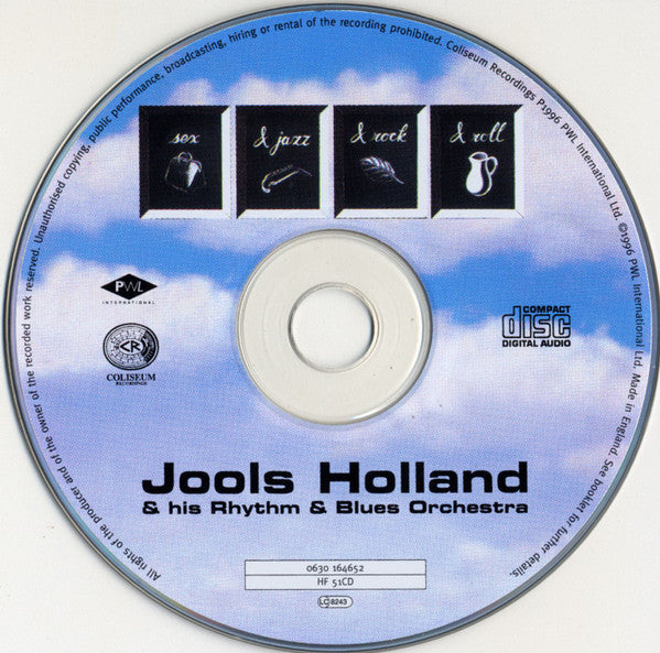 Jools Holland & his R&B Orchestra - Sex & Jazz & Rock& Roll (1996 CD) NM