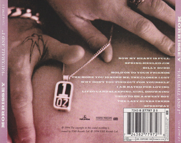 Morrissey - "Vauxhall And I (1994 UK CD) NM