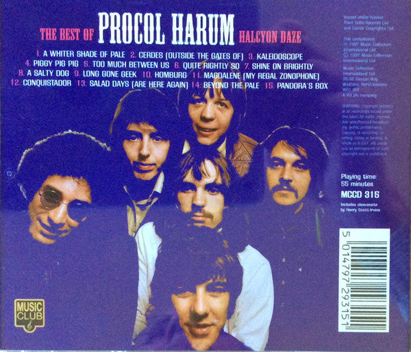 Procol Harum - Best of ~ Halcyon Daze (1997 CD) NM