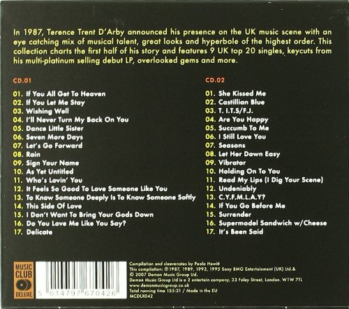 Terence Trent D'Arby - Sign Your Name ~ The `Best Of (2007 DCD) Mint
