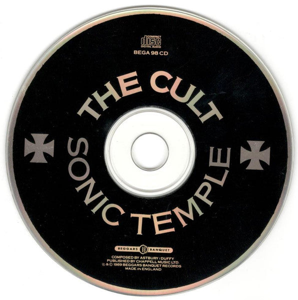 Cult - Sonic Temple (UK 1989 CD) VG+