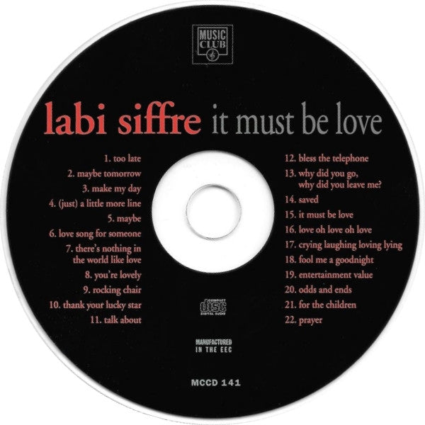 Labi Siffre - It Must be Love ~ Classic Songs 1970-1973 (Music Club CD) NM