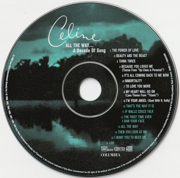 Celine Dion - All the Way... A Decade of Song (2008 Slipcase Reissue) NM