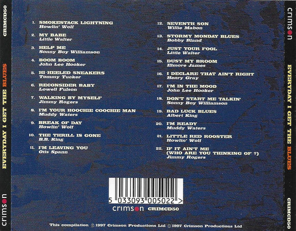 Various - Everyday I Get the Blues (1997 CD) Mint