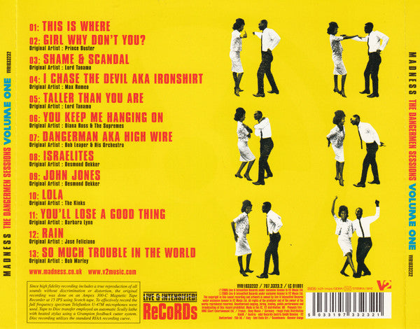 Madness - The Dangermen Sessions ~ Vol 1 (2005 CD) NM