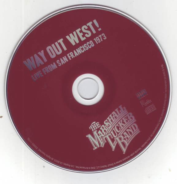 Marshall Tucker Band - Way Out West! Live San Francisco 1973 (2010 US CD) NM