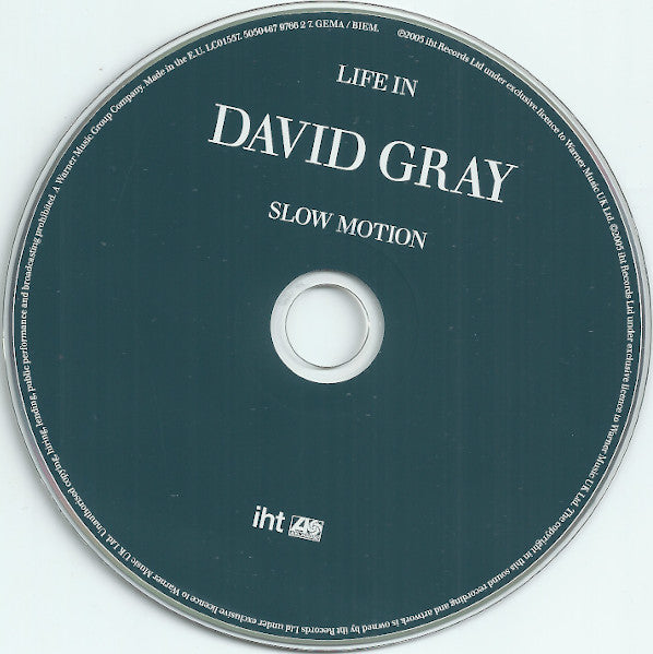 David Gray - Life in Slow Motion (2005 CD) NM