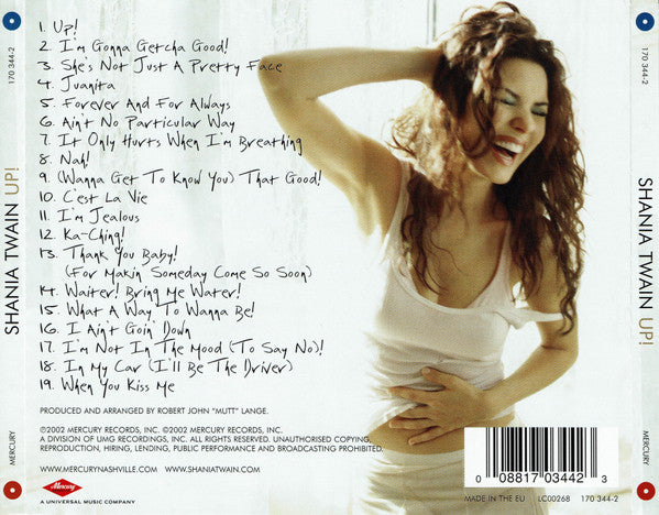 Shania Twain - Up! (2002 DCD) VG+