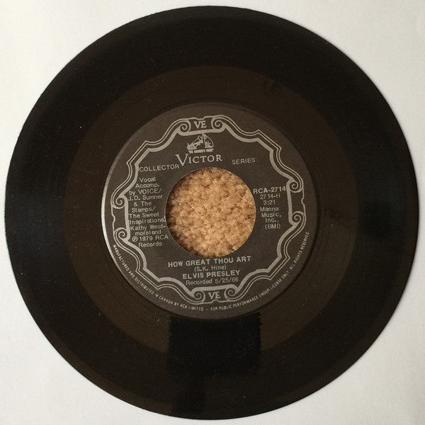 Elvis Presley - Amazing Grace (Canadian Vinyl Single) EX/NM
