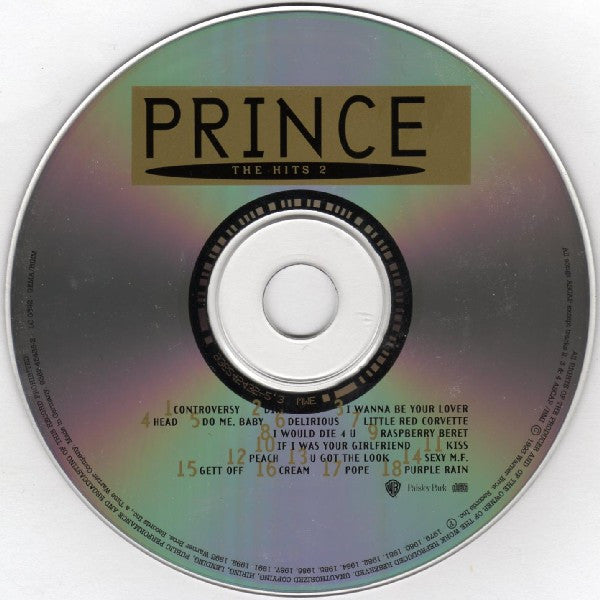 Prince - The Hits 2 (1993 CD) NM