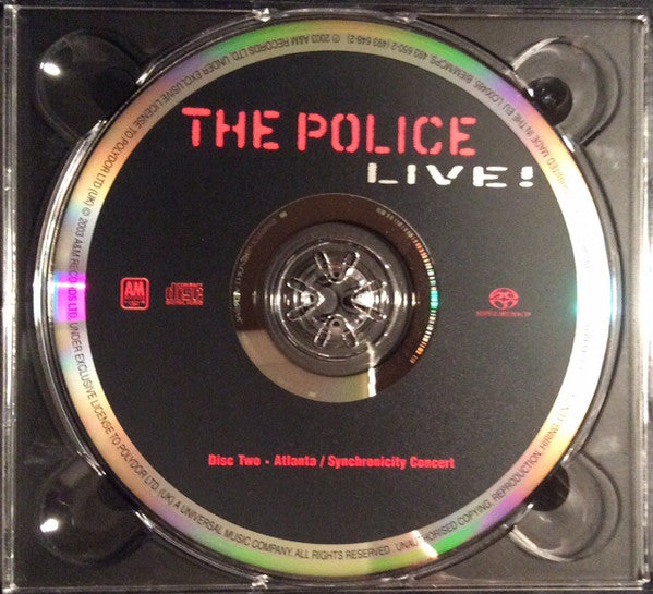 Police - Live! (2003 Hybrid SACD Double CD) VG+