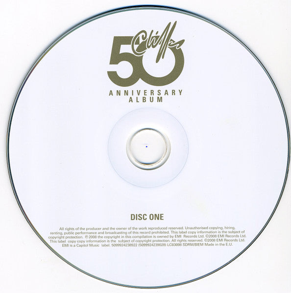 Cliff Richard - Cliff 50th Anniversary Album (2008 DCD) NM