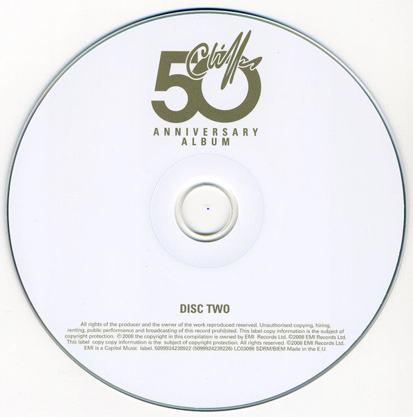 Cliff Richard - Cliff 50th Anniversary Album (2008 DCD) NM