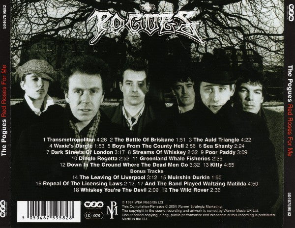 Pogues - Red Roses for Me (2005 Expanded CD) VG+